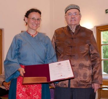 mit dem Großmeister